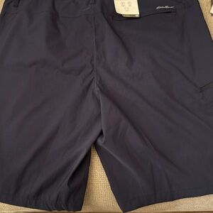 NWT Eddie Bauer Men's Navy Blue Athletic Shorts